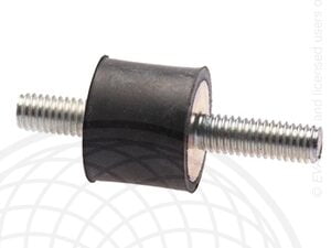 BOBINE BEVESTIGING RUBBER M6