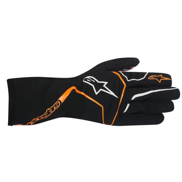 TECH 1 K RACE BLACK ORANGE FLUOR - KIDS