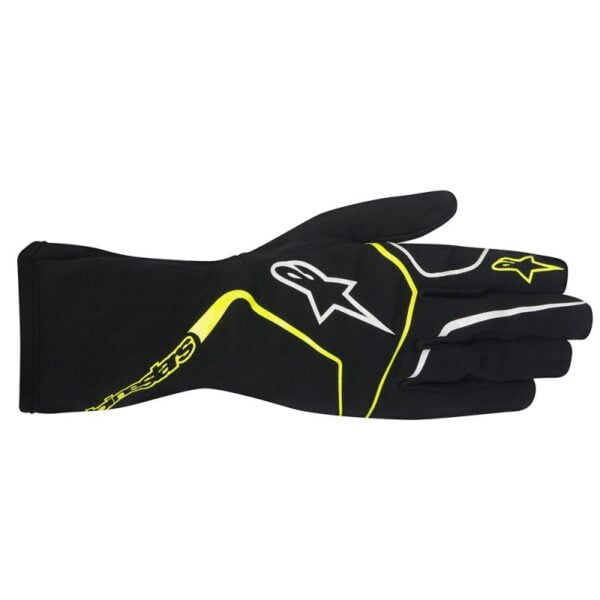 TECH 1 K RACE BLACK YELLOW FLUOR - KIDS