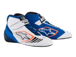 TECH 1 KX SHOE BLUE WHITE ORANGE FLUOR