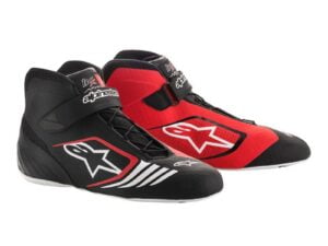 TECH 1 KX SHOE BLACK RED WHITE