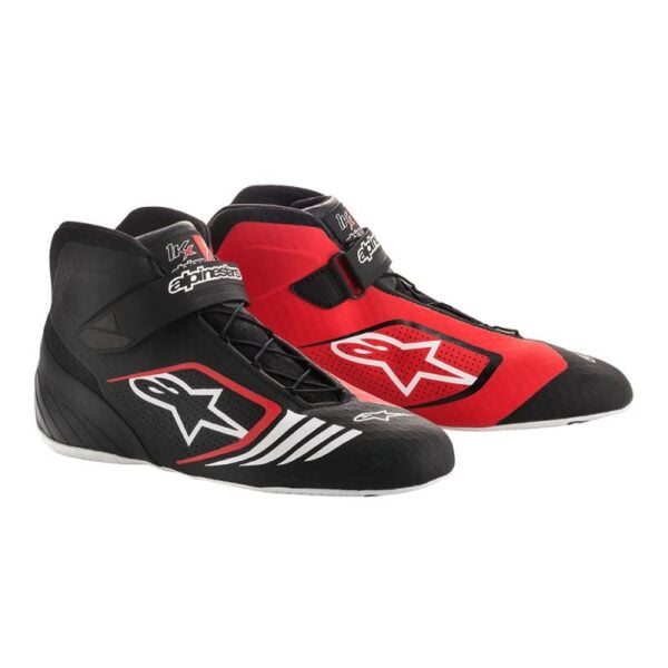 TECH 1 KX SHOE BLACK RED WHITE