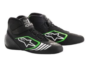 TECH 1 KX SHOE BLACK GREEN FLUOR