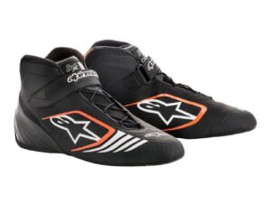 TECH 1 KX SHOE BLACK ORANGE FLUOR