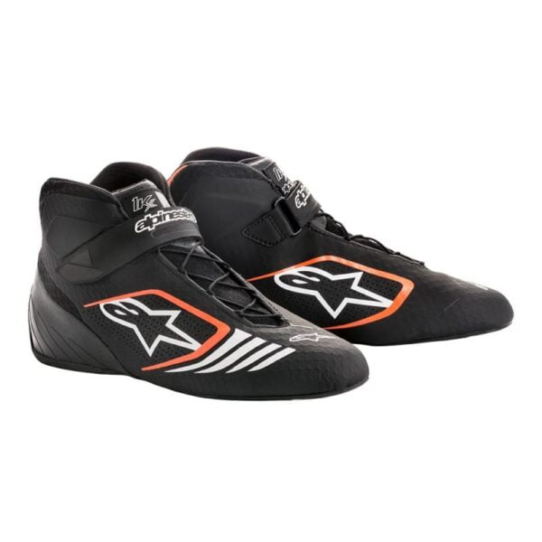 TECH 1 KX SHOE BLACK ORANGE FLUOR