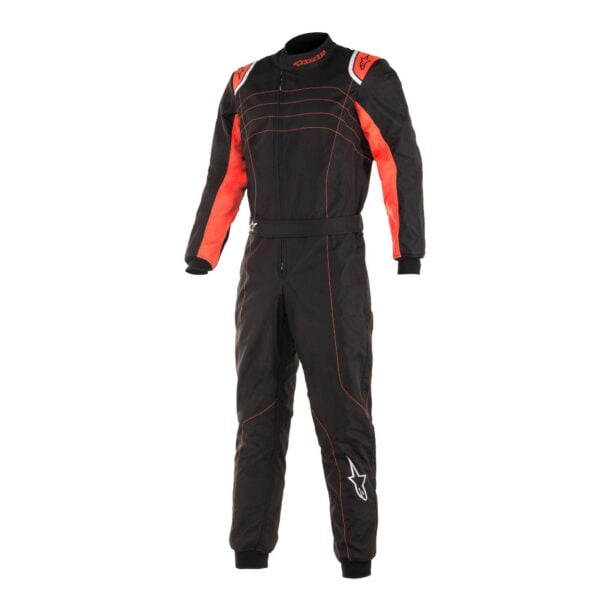 ALPINESTARS KMX-9 OVERALL - BLACK RED FLUOR