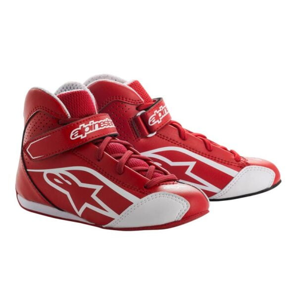TECH 1 K S RED WHITE - KIDS