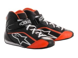 TECH 1 K S BLACK WHITE ORANGE FLUOR - KIDS