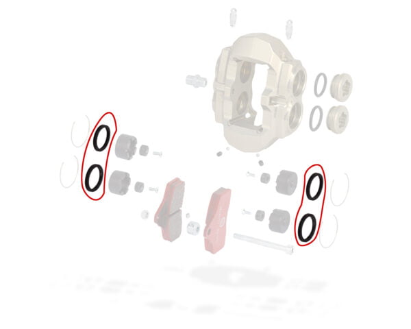 BSS REMZUIGER O-RING - VOOR