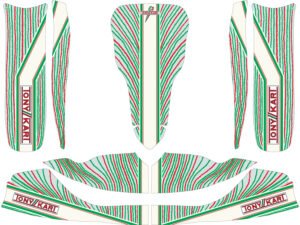 TONYKART STICERSET M6