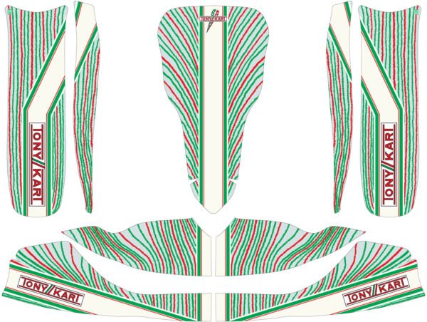 TONYKART STICERSET M6