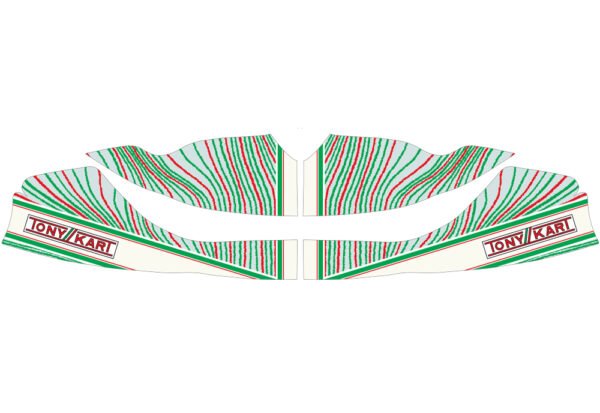 TONYKART STICKERSET M6 BUMPER